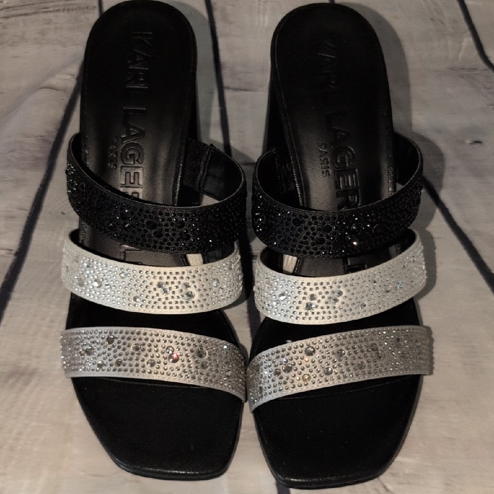 Kurt Geiger Richmond Camera Bag/ Karl Lagerfeld Rickie Sandal - Picture 13 of 13